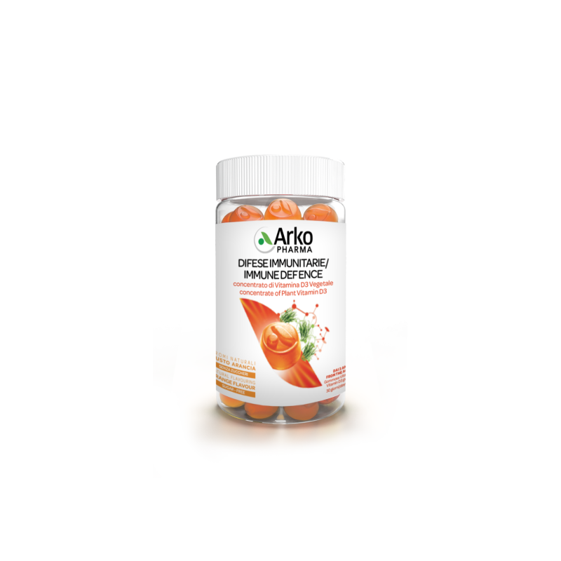 Arkopharma Arkogummies Vitamina D3 Integratore per le Difese Immunitarie 60 gummies