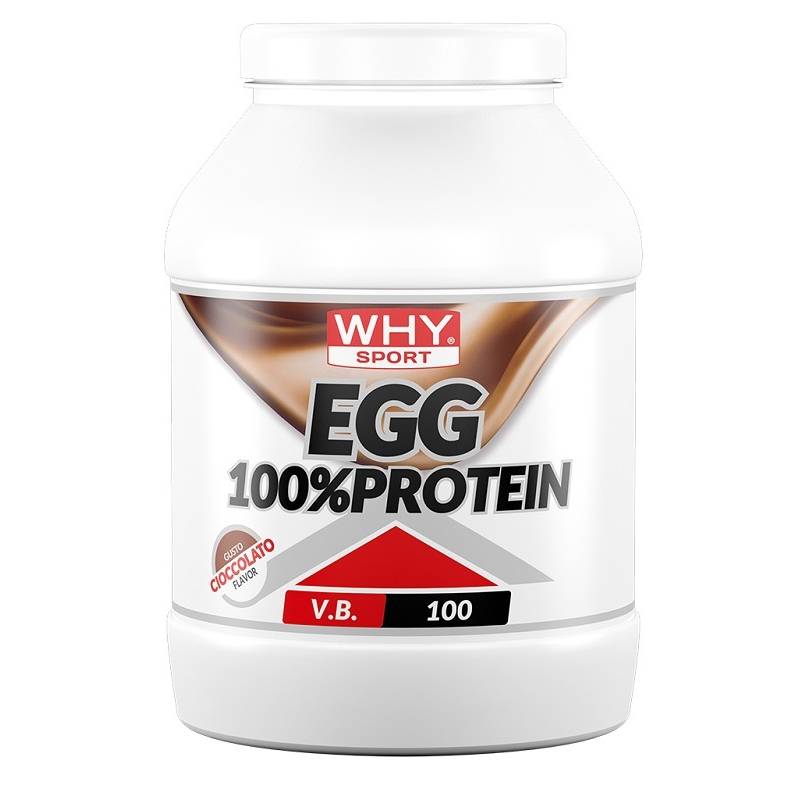 Whysport EGG 100% Protein Integratore di Proteine dell'uovo Gusto Cioccolato 750 g