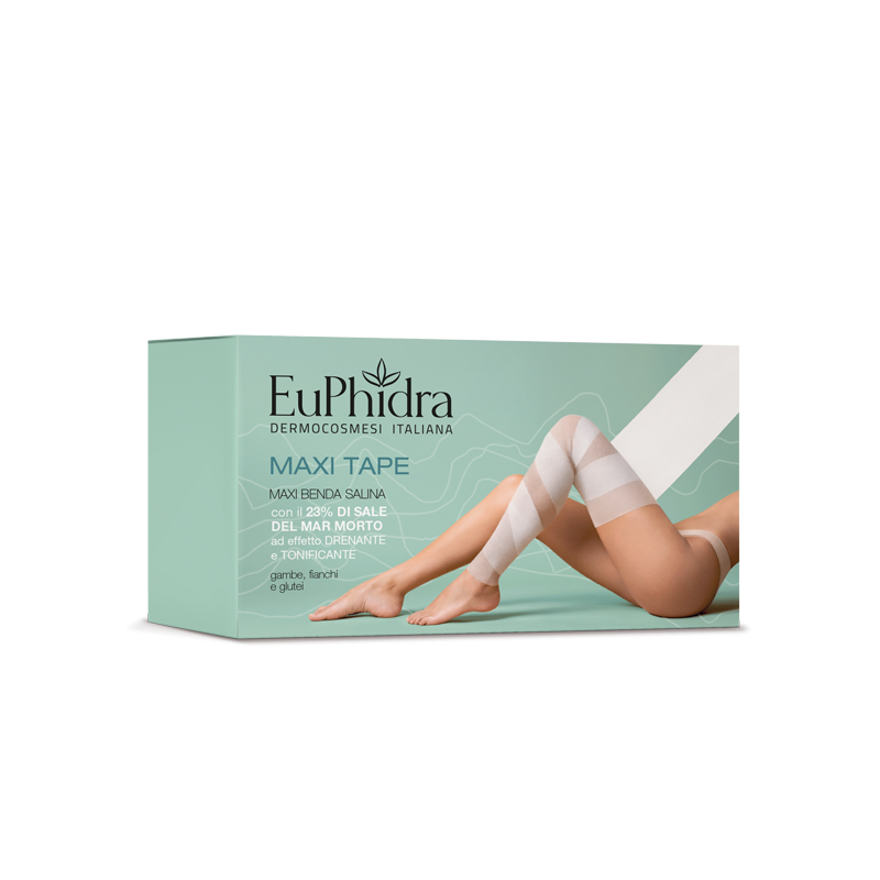 Euphidra Maxi Tape Benda Drenante Anticellulite per gambe, fianchi e glutei 1pezzo