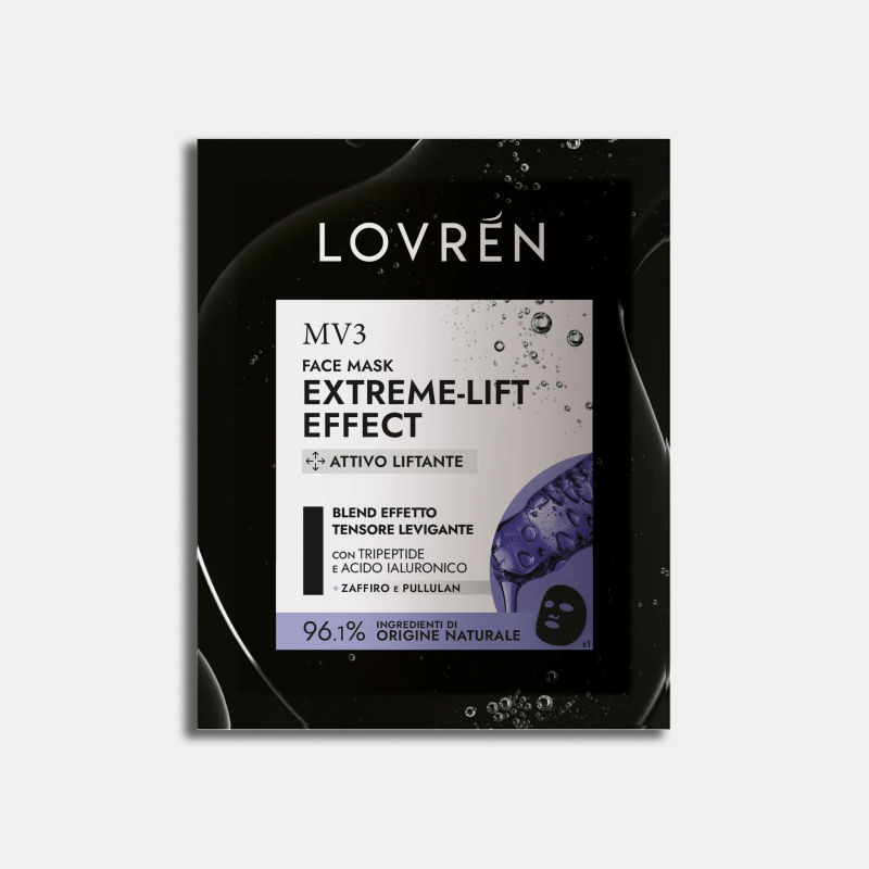 Lovren MV3 Extreme-Lift Effect Maschera Liftante con acido ialuronico Viso 1 pezzo