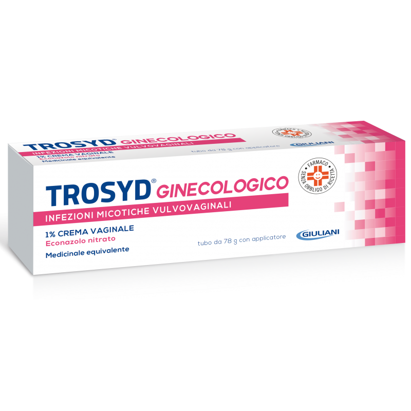 Trosyd Ginecologico Crema Vaginale 1% per infezioni batteriche e micosi vulvovaginali78 g