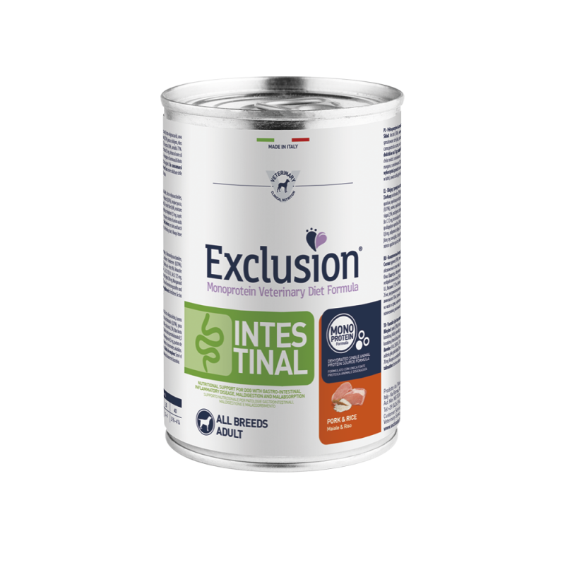 Exclusion Monoprotein Veterinary Diet Formula Pork and Rice