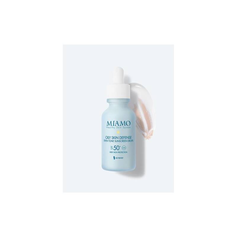 Miamo Acnever Oily Skin Sunscreen Drops spf50+ Siero Viso Opacizzante 30 ml