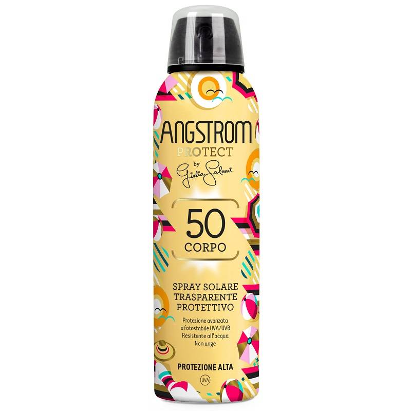 Angstrom Protect Spray Solare Trasparente SPF50+ per il Corpo resistente all'acqua 150 ml Limited Edition 2024