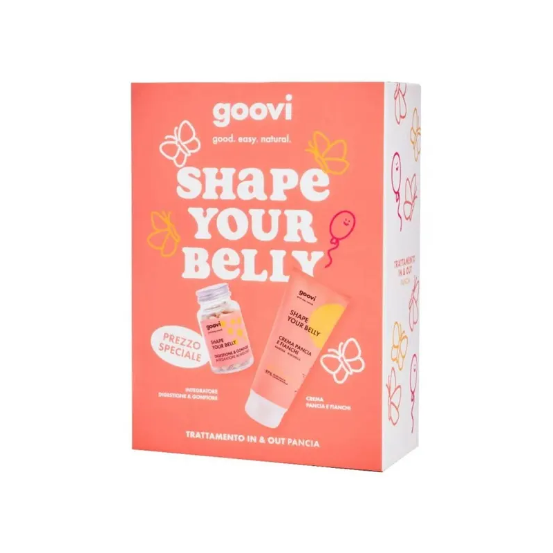 Goovi Box Shape Your Belly Trattamento In & Out Pancia Box Digestone e Gonfiore