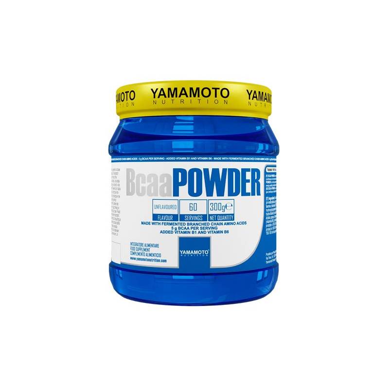 Yamamoto Nutrition BCAA Powder Integratore di Aminoacidi ramificati in rapporto 2:1:1 300 g