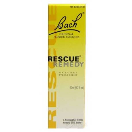 bach original rescue remedy in caso di stress, ansia e panico 20 ml uomo