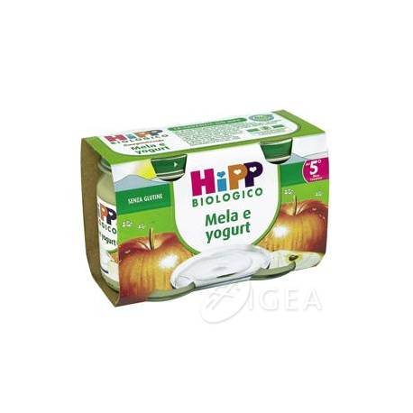 HiPP Biologico Mela e yogurt Omogeneizzato 2 x 125 g