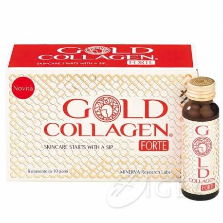 Gold Collagen Forte Integratore di Collagene Antinvecchiamento Pelle Capelli e Unghie