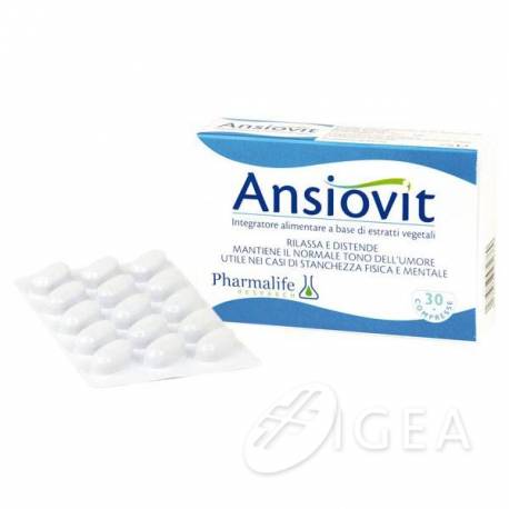 Pharmalife Research Ansiovit Compresse Integratore per il Relax
