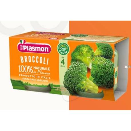 Plasmon Omogeneizzato Broccoli 100% Naturale