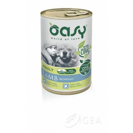 Oasy One Protein Adult Lamb Agnello Patè per Cani