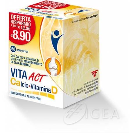 Linea Act Calcio + Vitamina D Integratore Benessere Ossa
