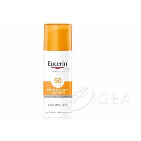 Eucerin Sun Fluid Anti-Età Viso Crema Protezione Solare SPF 30