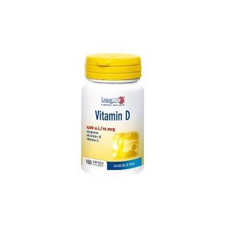 Longlife Vitamina D3 400 Integratore Benessere Ossa e Cartilagini