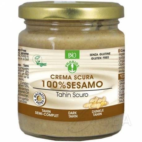 Probios Tahin Chiaro 100% Sesamo Crema Spalmabile Bio e Senza Glutine