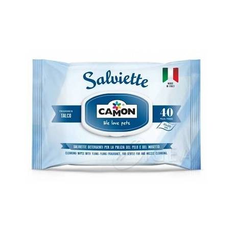 Camon Salviette Detergenti Per Cane E Gatto