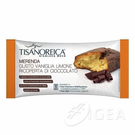 Tisanoreica Style Merenda Vaniglia E Limone Ricoperta Al Cioccolato