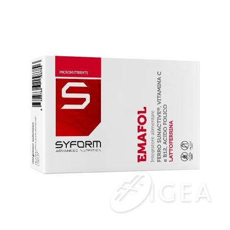 New Syform Emafol Integratore Alimentare Ferro E Vitamine 30 CPR