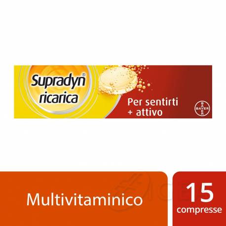 Supradyn Ricarica Compresse Effervescenti Integratore di Vitamine e Minerali