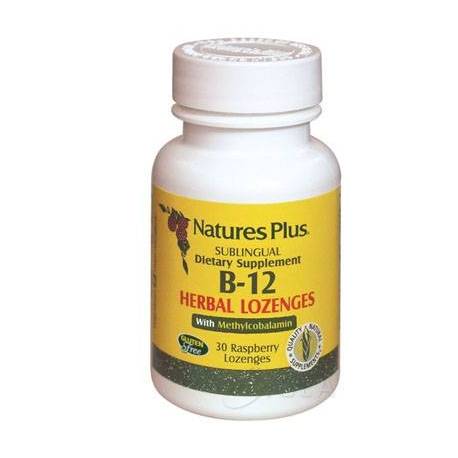 Nature's Plus Vitamina B12 mcg 1000 Sublinguale Integratore Vitaminico