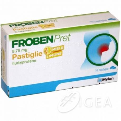 FrobenPret 8.75 mg Pastiglie Infiammazione Bocca e Faringe