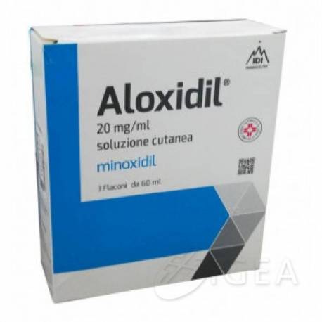 Aloxidil 2% Soluzione Cutanea 3 Flaconi 60 ml