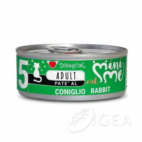 Disugual Mini Me Alimento Completo Per Gatti Adulti Gusto Coniglio 85 gr