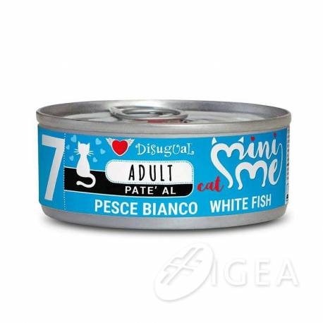 Disugual Mini Me Alimento Completo Per Gatti Adulti Gusto Pesce Bianco 85 gr