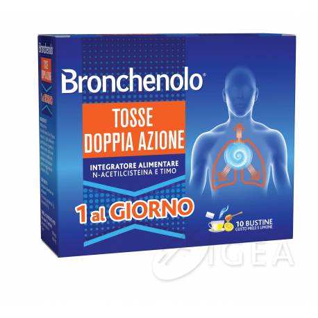 Bronchenolo Tosse Doppia Azione Gusto Miele E Limone 10 Bustine