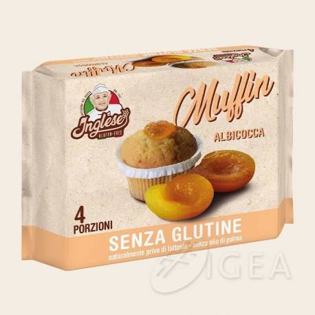 Inglese Muffin Albicocca Senza Glutine E Lattosio 4 Monoporzioni