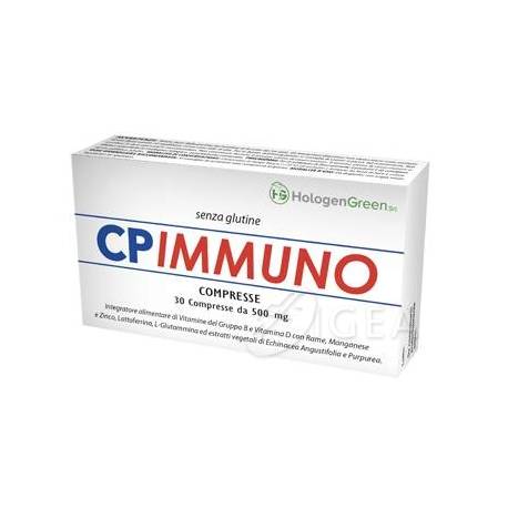 Hologreen CPImmuno Integratore Multivitaminico 30 Compresse da 500 mg