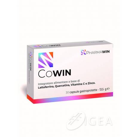 Cowin Integratore Lattoferrina Quercetina Vitamina C e Zinco 30 capsule