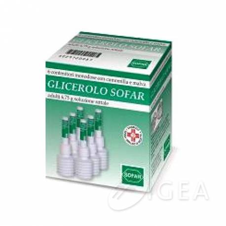 Glicerolo Sofar Adulti Soluzione Rettale 6,75 g