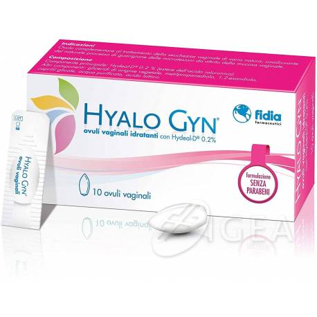 Hyalo Gyn Ovuli contro Secchezza Vaginale 10 ovuli