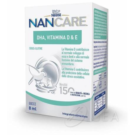 Nestlè Nancare Gocce Integratore Alimentare per Lattanti 8 ml