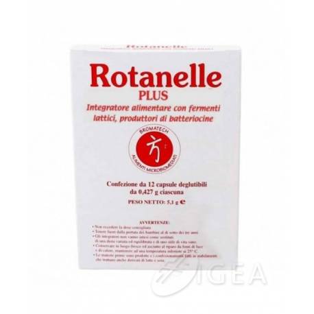 Bromatech Rotanelle Plus Integratore Fermenti Lattici 12 capsule