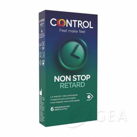 Control Non Stop Retard Preservativi 6 pezzi