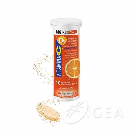 MGK Vis Vitamina C + D3 Integratore per il Sistema Immunitario 10 compresse