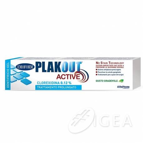 Polifarma Plakout Active 0,12% Dentifricio 75 ml