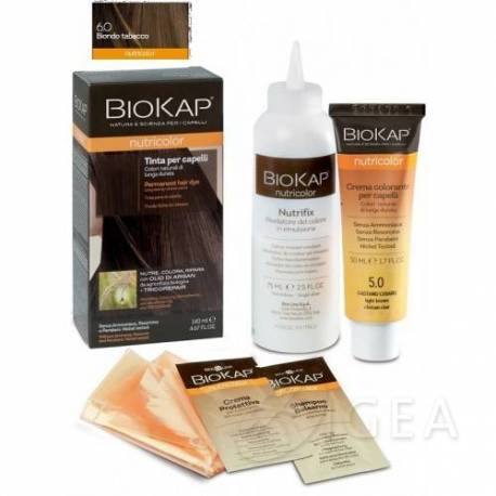 Bios Line BioKap Nutricolor Tinta Colore 6.0 Biondo Tabacco