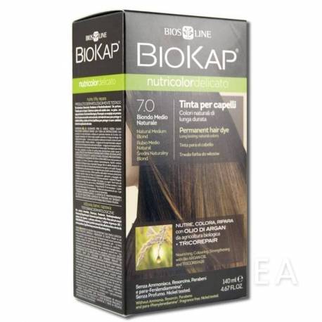 Bios Line BioKap Nutricolor Delicato Tinta per Capelli 7.0 Biondo Naturale