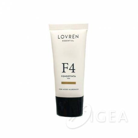 Lovren Essential F4 Fondotinta Tan con Acido Ialuronico 25 ml