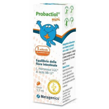 Metagenics Probactiol Mini Gocce Equilibrio della Flora Intestinale dei Bambini 5,7 ml