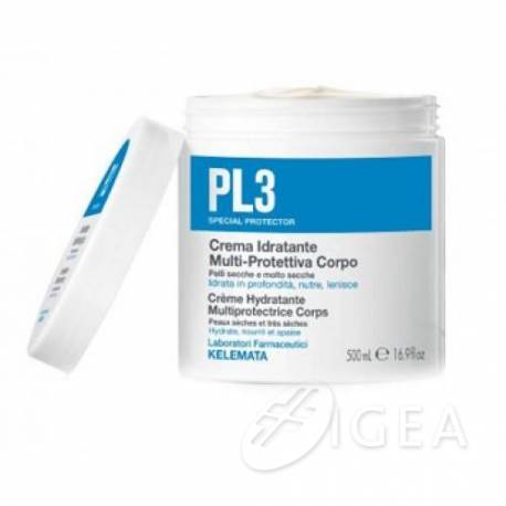 Kelemata PL3 Crema Idratante Multi-Protettiva Corpo 500 ml