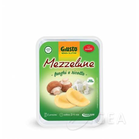 Giusto Senza Glutine Mezzelune Ripiene di Funghi e Ricotta 250 g