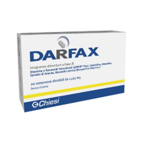 Darfax Integratore per Drenaggio e Microcircolo 20 Compresse Divisibili