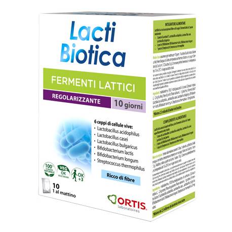 Ortis Lactobiotica Fermenti Lattici per il benessere dell'intestino