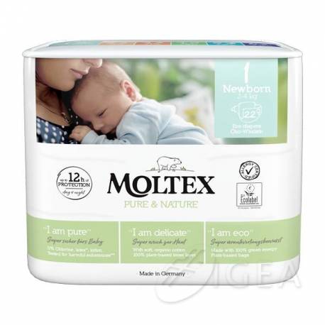 Moltex Pure&Nature New Born Pannolini 2-4 kg