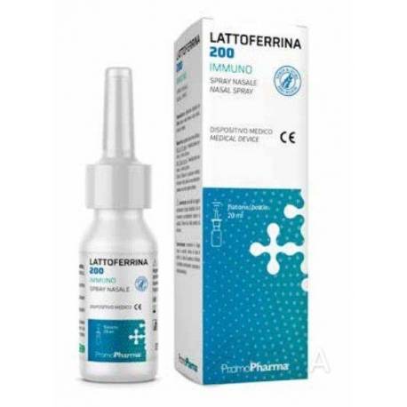 Promopharma Lattoferrina 200 Immuno Spray Nasale 20 ml